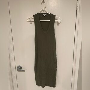 James Perse ribbed stretch cotton dress